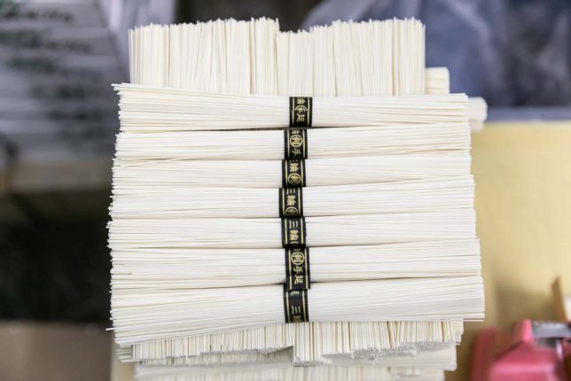 三輪そうめんの株式会社池利様の撮影