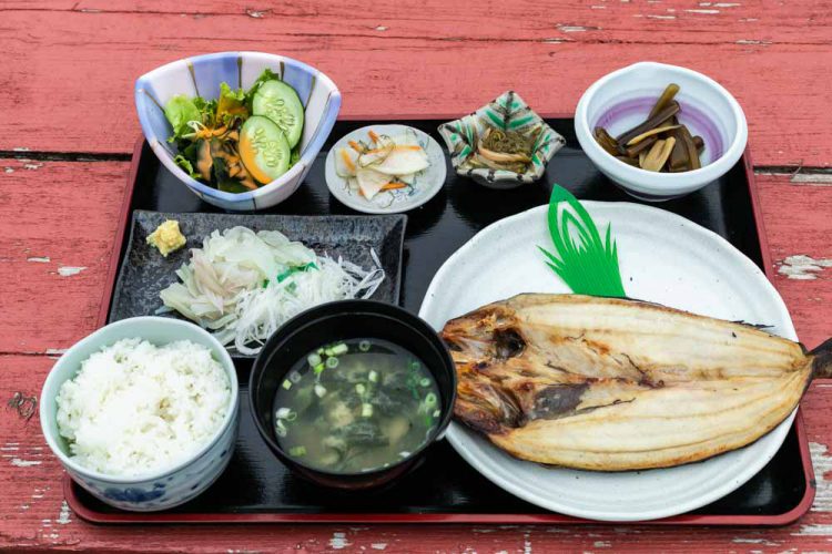 北の岬 さくらばなのほっけ定食