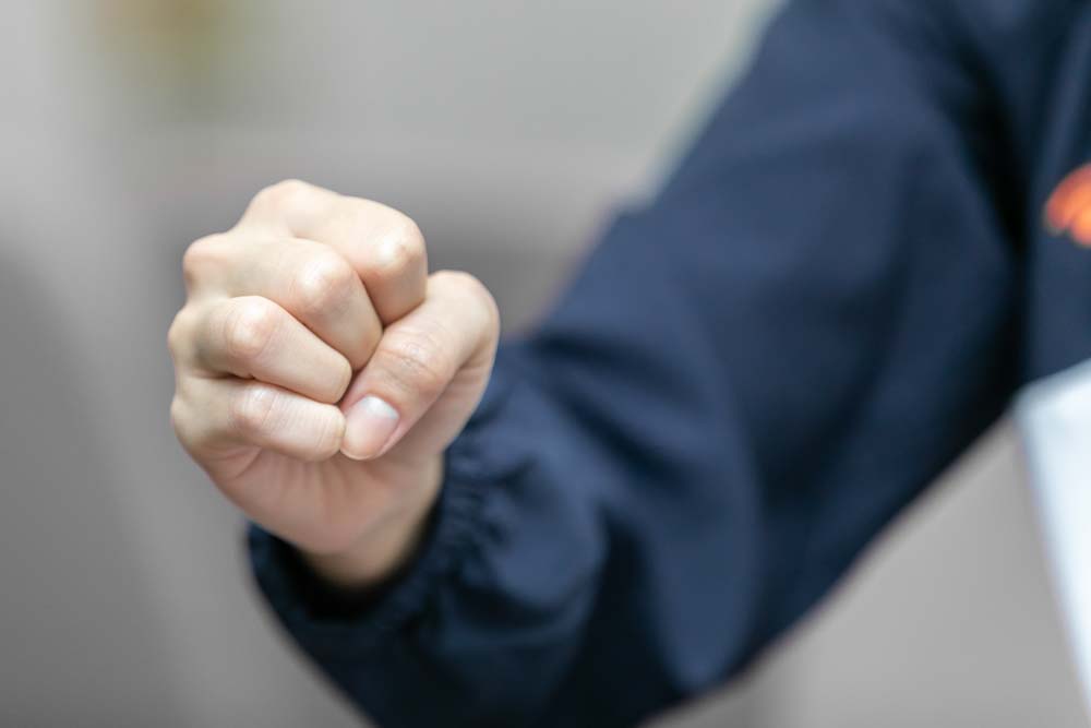 フィンスイミング日本代表の山階早姫様のインタビュー撮影