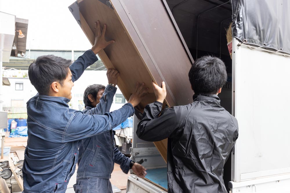 不用品回収・遺品整理・引っ越しのプロスペクト様の撮影
