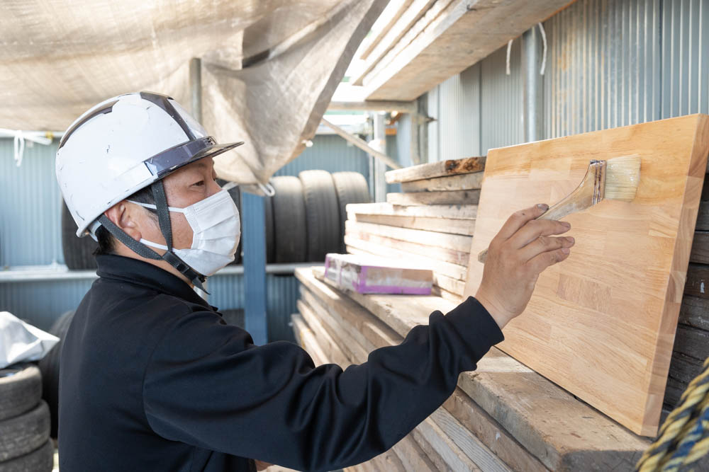 カワバタ塗装様の撮影