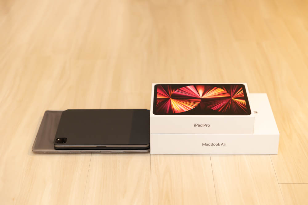新型M1チップのiPad Proが到着