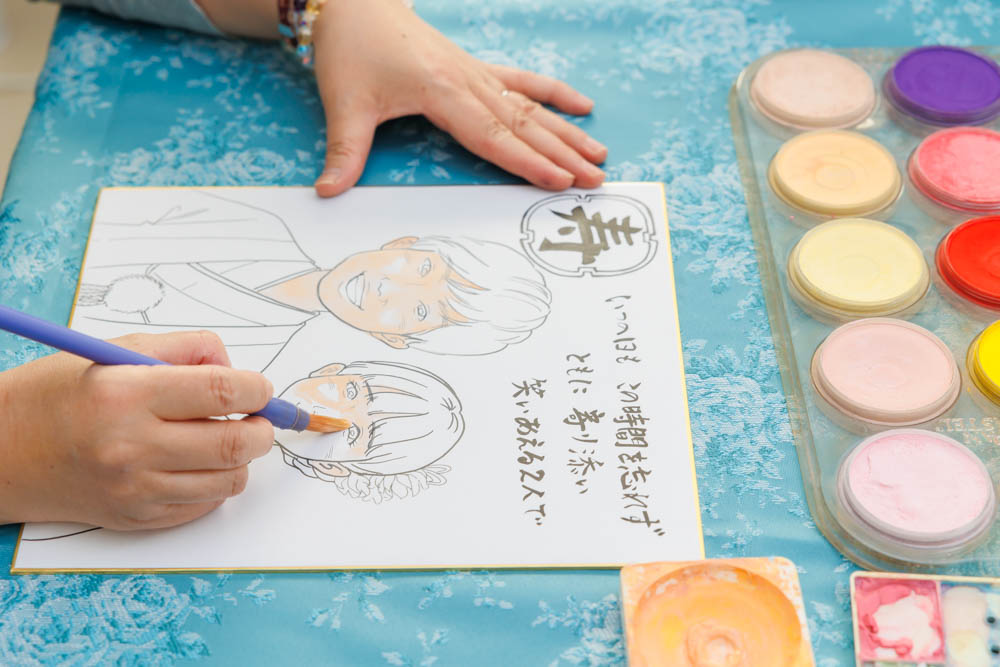 似顔絵いおりや様の撮影