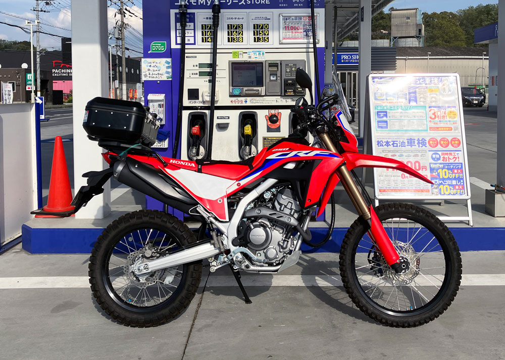 新型CRF250Lをラリー仕様に