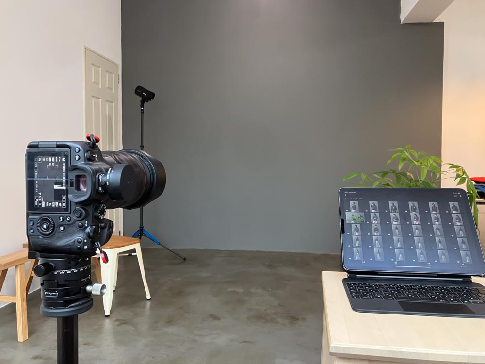 大阪市北区南森町「にちよう写真館」でモデル撮影