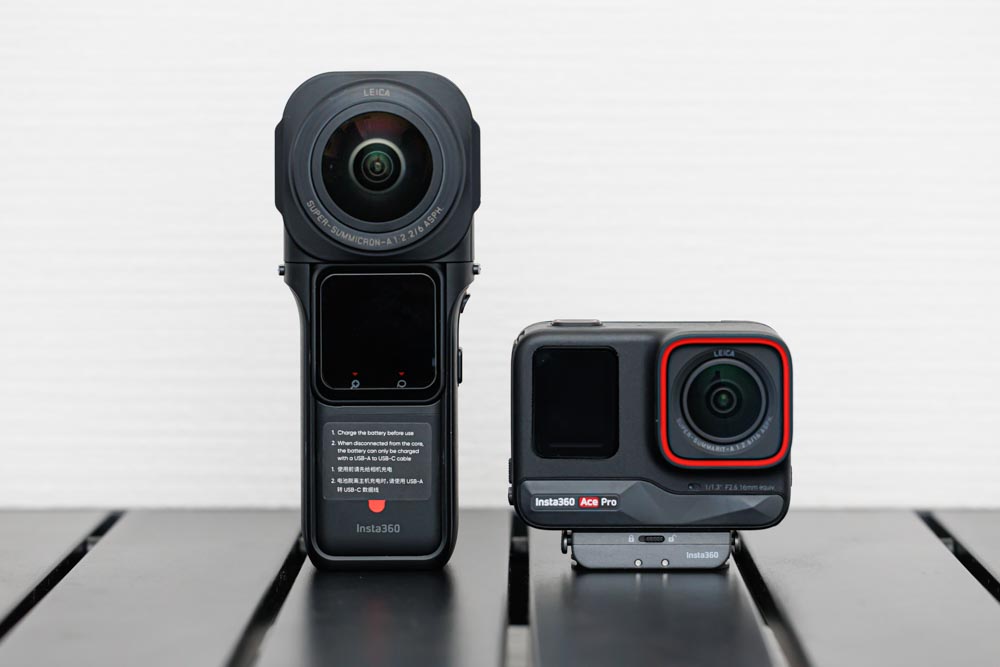 Insta360 Ace ProとInsta360 ONE RS 1インチ