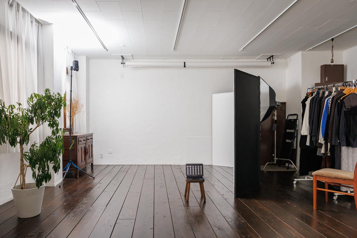 heim studioでアパレル撮影